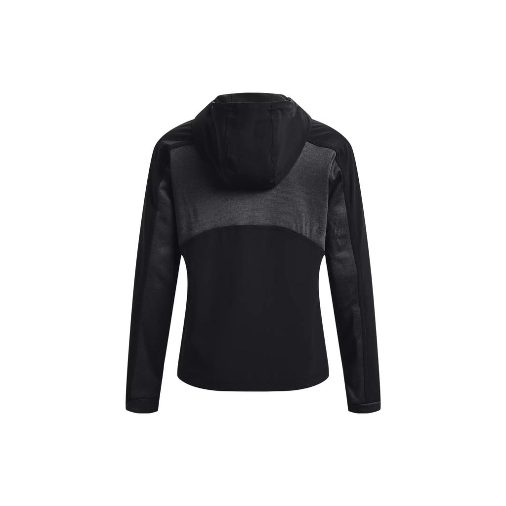 Under Armour Повседневная спортивная куртка с капюшоном Color Block, женская куртка, черная 1375127-001
