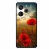 Для Tecno Pova 6 Чехол Роскошный ТПУ Мягкий Силикон Чехлы для Телефона Задняя Крышка для Tecno Pova6 2024 6.78" Ударопрочный Любовь Новый Милый Чехол