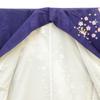 Used Recycled Kimono Furisode Pure Silk LL Size Tall Large Size Tall Size Slightly Plump L Length 174.2cm Sleeve Length 69cm Tailored Purple Flower
