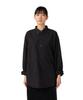 Organic Cotton Pullover Shirt Long and Size Black SH-25AU004, Sleeve, Men's Women's, XL,