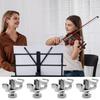 4 шт. машинки для точной настройки скрипки 1/8, никелированная сталь, микромашинки для эрху и детской скрипки, простые в установке регуляторы струн, набор для настройки скрипки для начинающих
