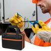 Двухслойная электрическая сумка для инструментов Портативная сумка для инструментов механика Чехол для мультиметра Профессиональное использование