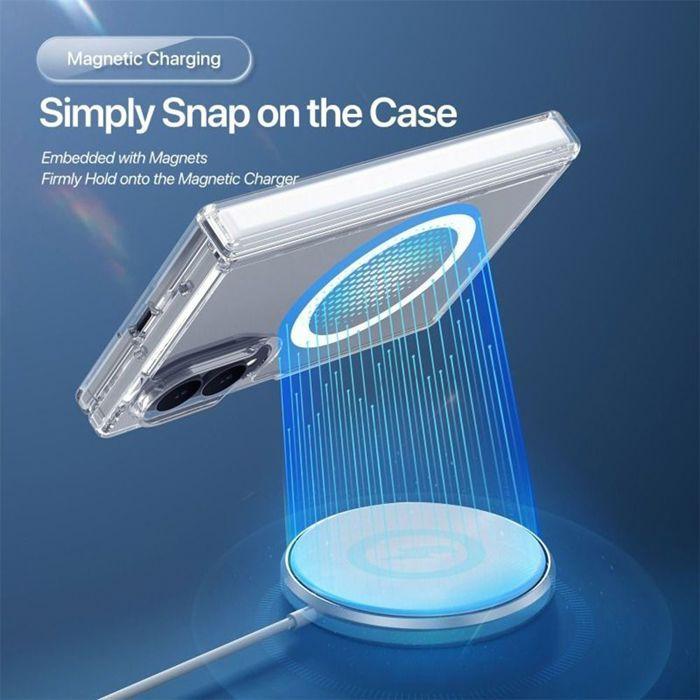 Coque pour Samsung Galaxy Z Fold 8, Protection avec Cercle Magnétique Antichoc - 2 Verres Trempés