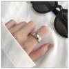 Stylish Adjustable Open Ring Pure Silver Fashionable Thick Band Unique Design