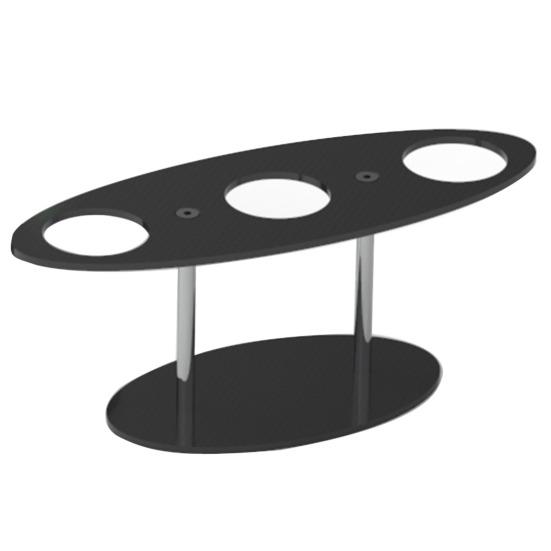 Держатель для мороженого с 3 отверстиями, прозрачная стойка для демонстрации вафельных рожков, суши, рулетов, для свадеб, дней рождения, годовщин