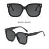 Square Frame Four-leaf Clover Sunglasses for Men, European and American Trendy Fashion Personality Street Style Women's Anti-UV Sunglasses