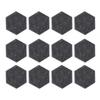 12шт шестигранные акустические панели высокой плотности звукопоглощающие панели звукоизоляционные скошенные края стены