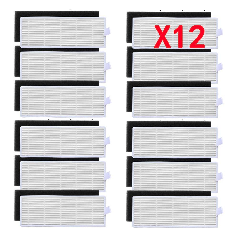 18 шт./лот, фильтр-робот-пылесос Hepa для ilife A8 a40 a6 a4 a4s, фильтр для деталей, боковая щетка, детали для робота-пылесоса danhui