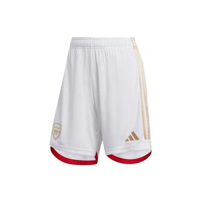 Шорты домашние Arsenal 23/24 с полосками по бокам и эластичным поясом мужские белые HR6924
