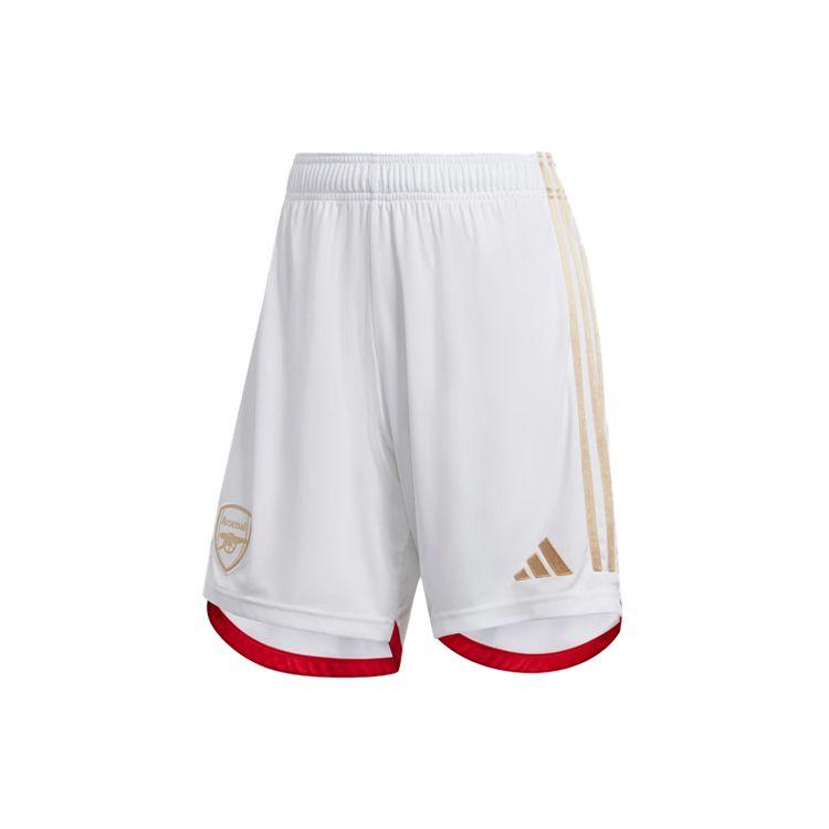 adidas Шорты домашние Arsenal 23/24 с полосками по бокам и эластичным поясом мужские белые HR6924