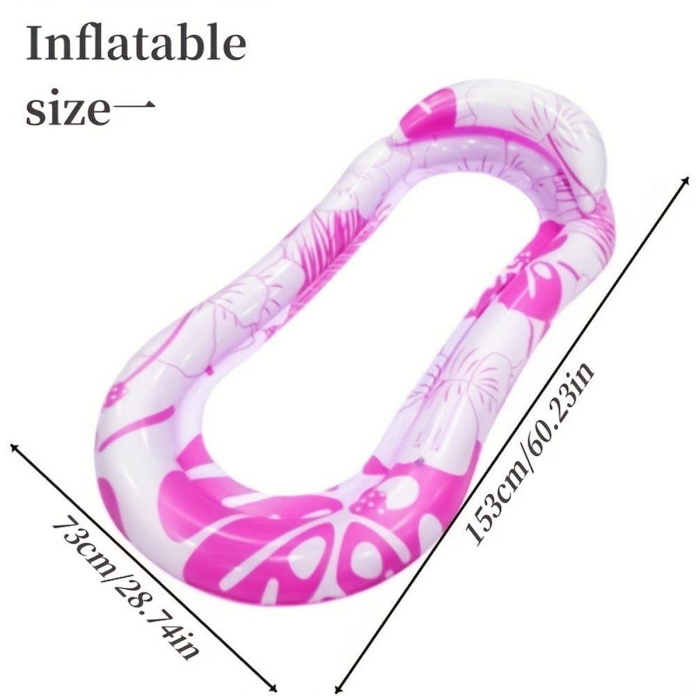 Air Mattresses Foldable Water Hammock PVC Inflatable Water Hammock Inflatable Floating Row  Adult