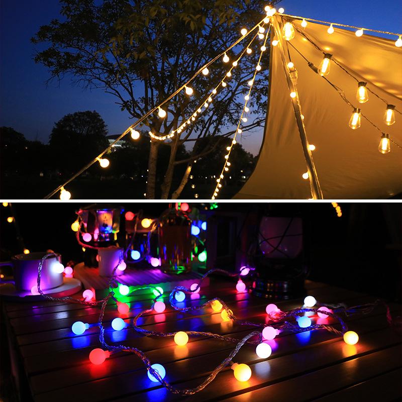 Уличные гирлянды для создания атмосферы кемпинга - Низковольтное декоративное освещение для палатки