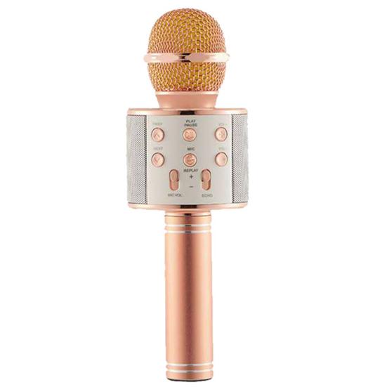 Bluetooth Wireless Karaoke Microphone Phone Music Player Record KTV MIC Speaker