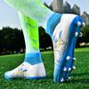 35-45Унисекс футбольные бутсы Молодежные футбольные бутсы большого размера Резиновая мягкая подошва с длинными ногтями AG Профессиональные тренировочные футбольные бутсы с искусственным газоном