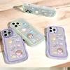 Модный мягкий волнистый чехол для телефона с мультяшным узором, защита камеры, противоударный чехол для мобильного телефона OPPO Realme OnePlus