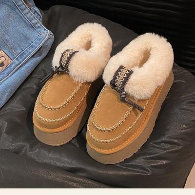 Зимние сапоги 2025 sangpo кожа новые ретро мода с бахромой теплые хлопковые туфли иностранный стиль интернет-знаменитость хлопок