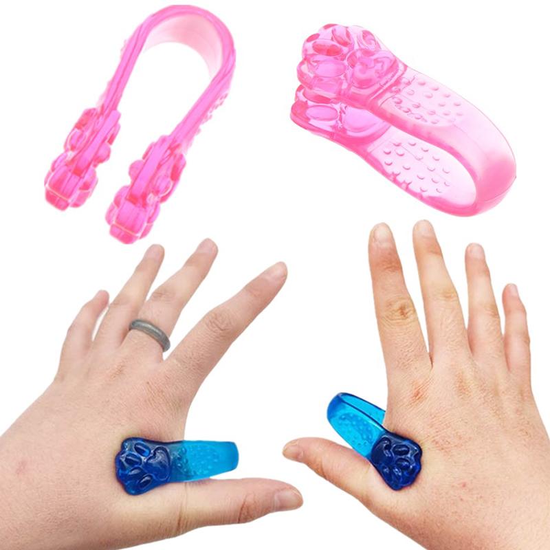 Милый кошачий сустав, пальцевый сустав, тигровый точечный массажный зажим, массажер для рук, меридиан, акупрессурный зажим для больших пальцев, головная боль, кровообращение