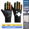 Three Dolphins WA Winter Kids Fleece-Lined Warm Cartoon Gloves