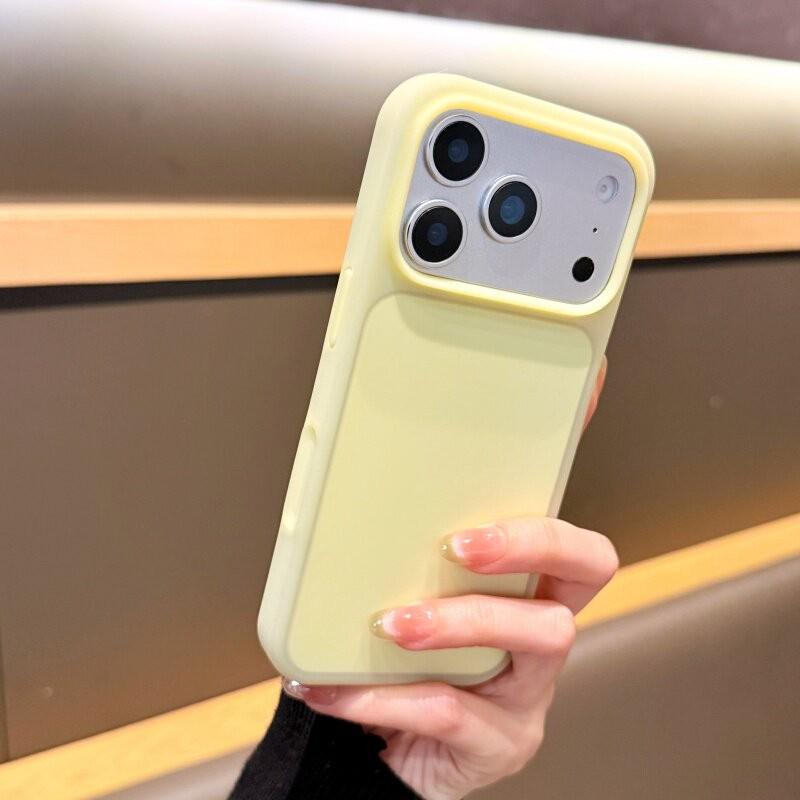 iPhone 17 Pro Max Case: Original Large Window Jelly Ice Cream Design, 17 Buttons, Apple-Compatible