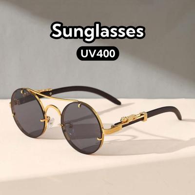 Классические ретро круглые солнцезащитные очки с защитой UV400 для активного отдыха, путешествий, уличной фотографии, очки-тенты
