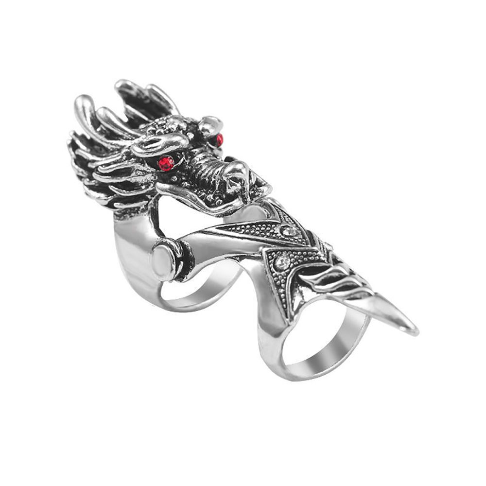 Skull Gothic Claw Ring Male Female Fashion Jewelry Dragon Ring Knuckle Ring Korean Style Ring