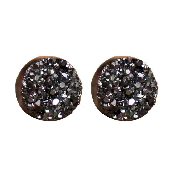 1 пара зажимов для ушей, блестящие, непрокалывающие, безболезненные, с геометрическим гальваническим покрытием, для женщин и мужчин, магнитные шпильки