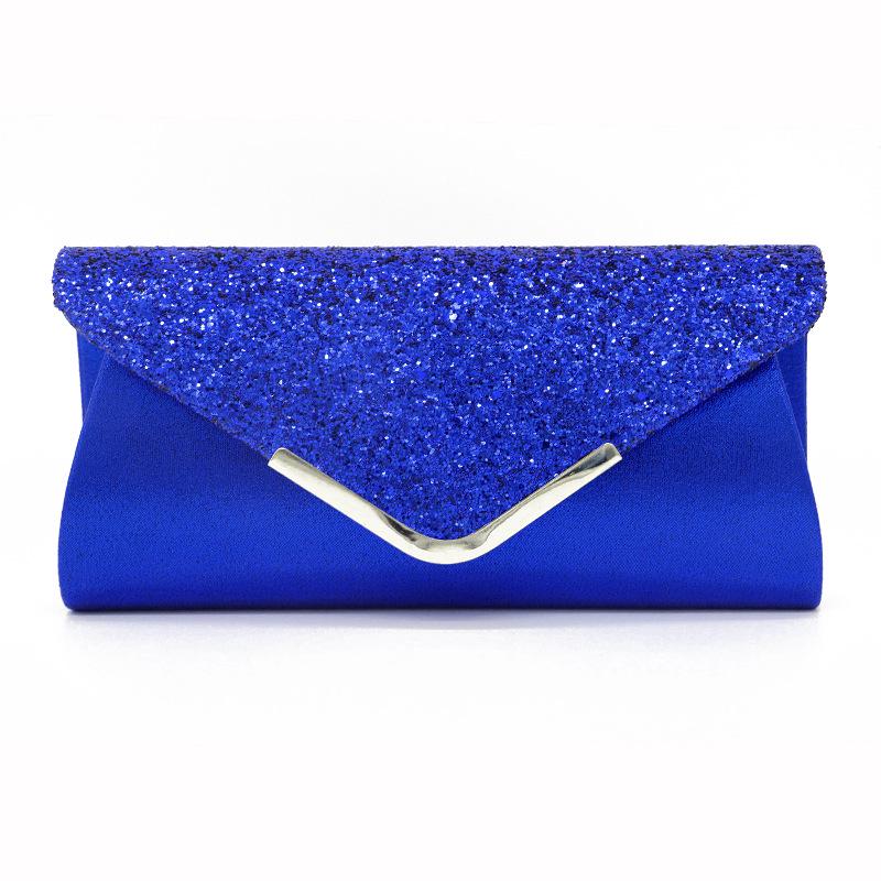 SCIONE Fashionable Dinner PU Sequin Elegance Handbags Catching Bag Clutch Bag Cosmetic Banquet Bag