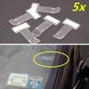 5Pcs Practical Card To Use Holder Easy Lasting Long Portable Car Parking Receipt Holder for