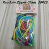 Candy Two-color Zipper Chain Bracelet Fidget Sensory Stress Relief Toys For Children With Autism Adults Anxiety Antistress Gifts