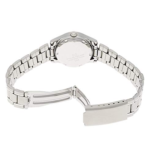 Citizen Q&Q Pair Watch, White Dial, Analog, Silver, Retro Style, W472W473-204 [Official Japanese Product]