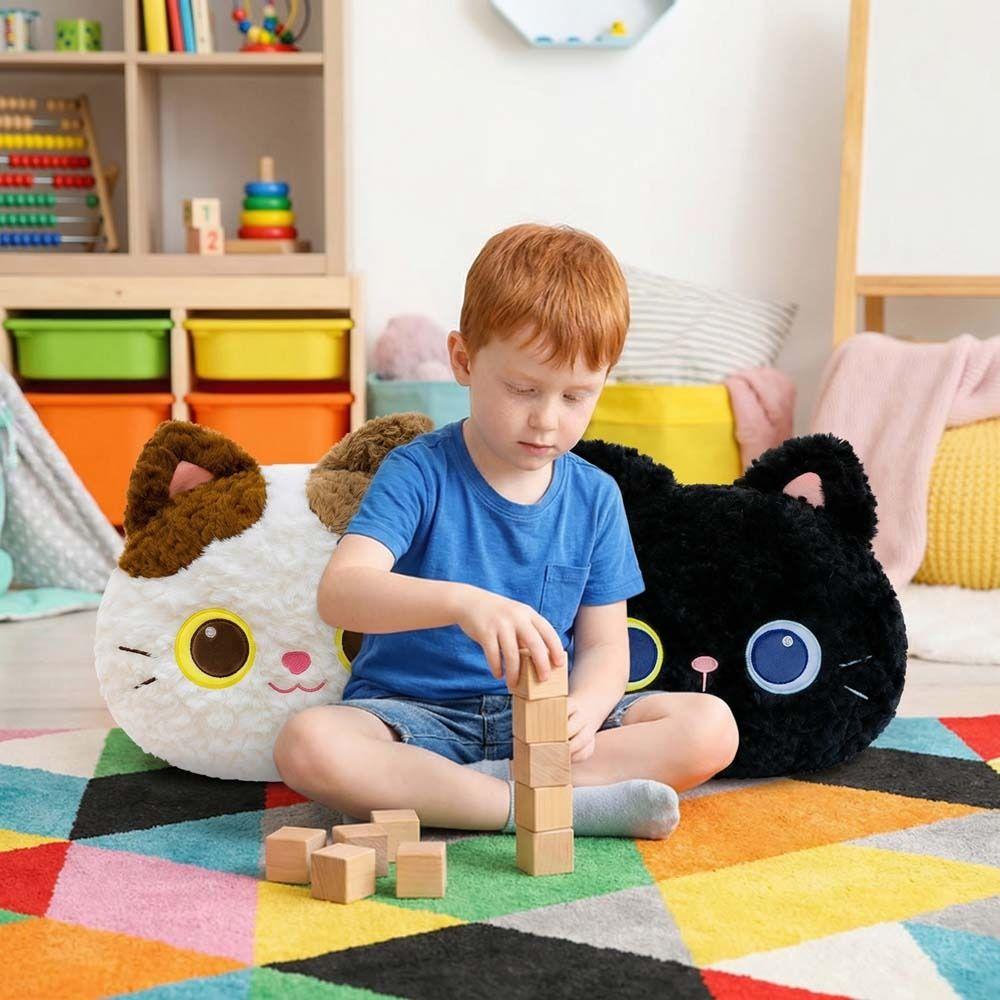 Home Decoration Stuffed Cat Pillow Bedroom Sofa Cat Throw Pillows Children's Pillow Toys
