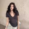 Топ Pure Desire для женщин, летний, в стиле Hot Girl, тонкий, слегка просвечивающий, сексуальный, модный, с открытыми ключицами, с коротким рукавом