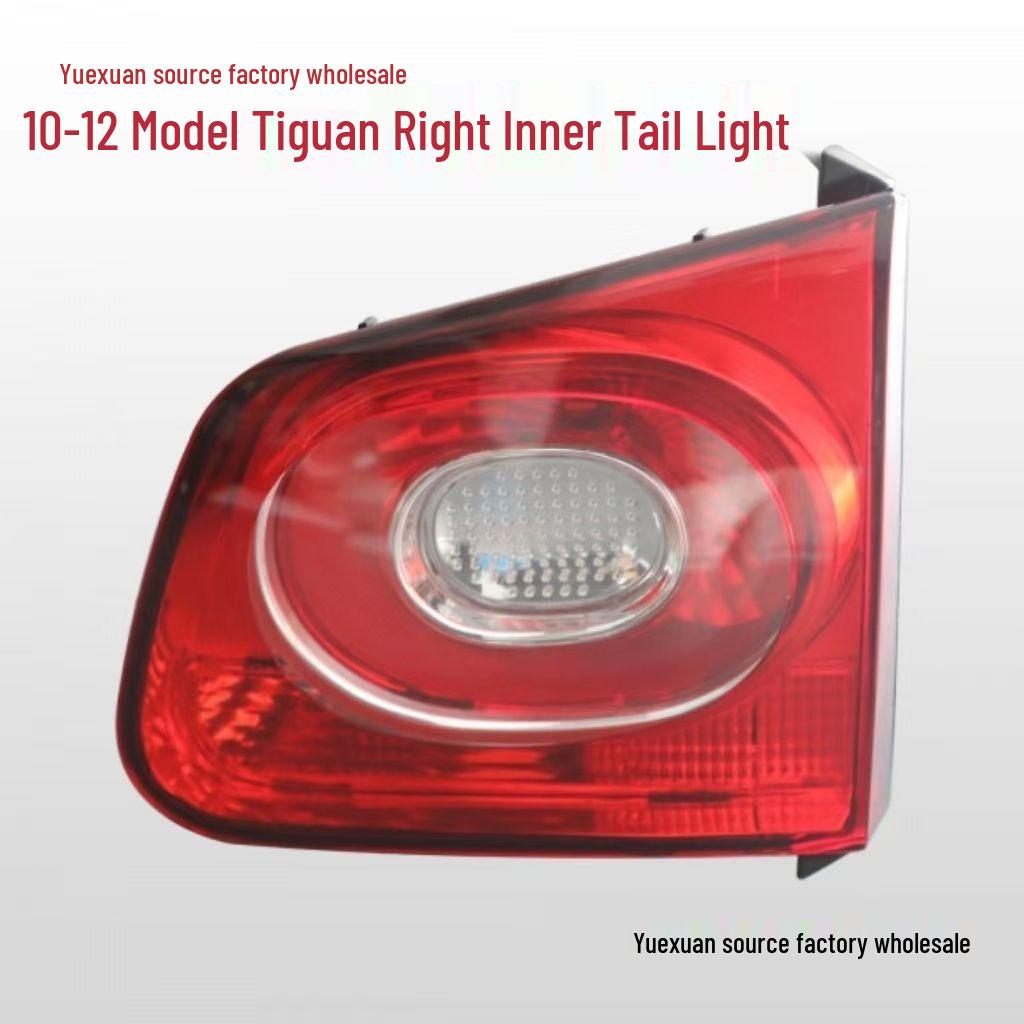 Fits Volkswagen Tiguan 2010-2016 Rear Tail Light Assembly Housing with Brake, Turn, and Reverse Lights.