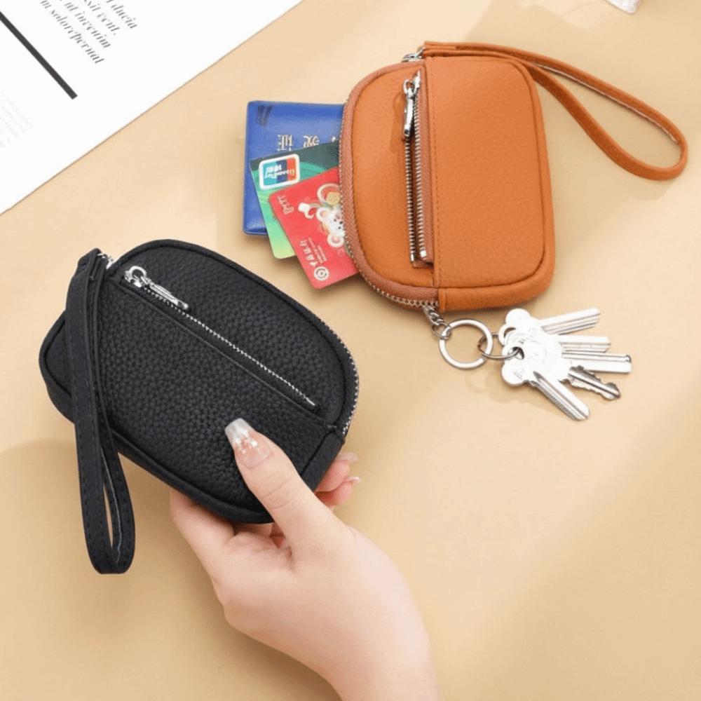 Fashion PU Leather Women Wallet Mini Card Bag Card Holder Multi Functional Storage Bag Purse Key Bag Women