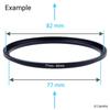 Lens Filter Adapter Rings Adapt Larger Lens Filters to Smaller Diameter Lenses Fits and Lenses Step-Up - 9-Pack - - 37-49, 49-52, 52-55, 55-58, 58-62,