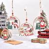 Christmas Decorations, Wooden Pendants, Hollowed Out Christmas Decorations, Hanging Decorations for Elderly People, Christmas Decorations