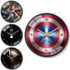 Marvel Captain America Iron Man Spider Man Pattern Wall Clock For Kids Room Decor