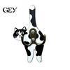 Cat Shape Hook Butt Wooden Hook, Double with Strong Adhesive Backing Wall Entryway Storage Durable Cat-Shaped Decorative for Keys Bags Towels