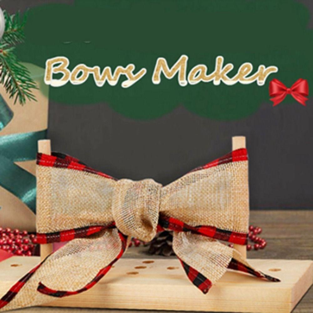 Decoration Gift Packaging Ribbon Craft Bow Maker Packaging Tools Bow Making Tool Bowknot Maker