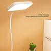 Светодиодная настольная лампа с защитой глаз и зажимом, перезаряжаемая через USB, 360°, гибкая настольная лампа для чтения в спальне, ночник