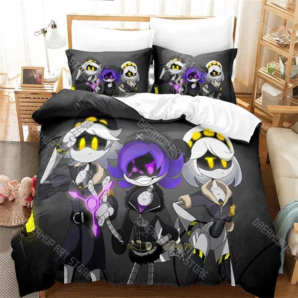 Murder Drones Cartoon Print Bedding Sets Exquisite Bed Supplies Set Duvet Cover Bed Comforter Set Bedding Luxury Birthday G