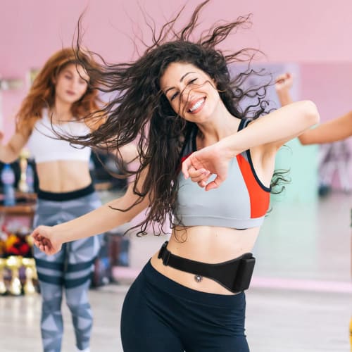 Ciieeo Adjustable Microphone Belt Pack, Adjustable Microphone Holster, for Theater, Speakers, Classic Black Corset