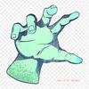 Creepy Hand Cartoon Cartoon Hand Iron On Heat Transfer Printing Vinyl Patches Sticker for Clothes DIY Appliques Washable Patches