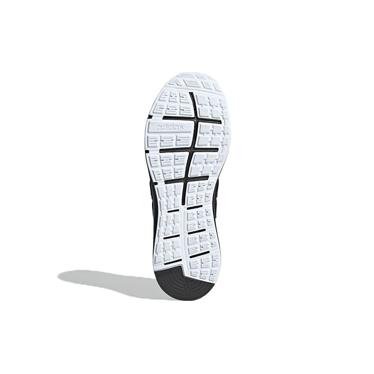 adidas Energyfalcon Удобные Универсальные Сетчатые Нескользящие Дышащие Низкие Повседневные Кроссовки Унисекс Черно-Белые FW2376