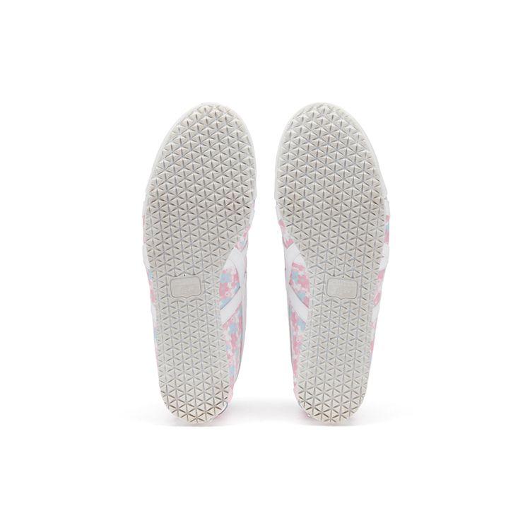 ONITSUKA TIGER Mexico 66 Модный принт Кожаные Низкие Повседневные Городские Кроссовки для Бега Унисекс Белый Розовый Синий 1183B949-100