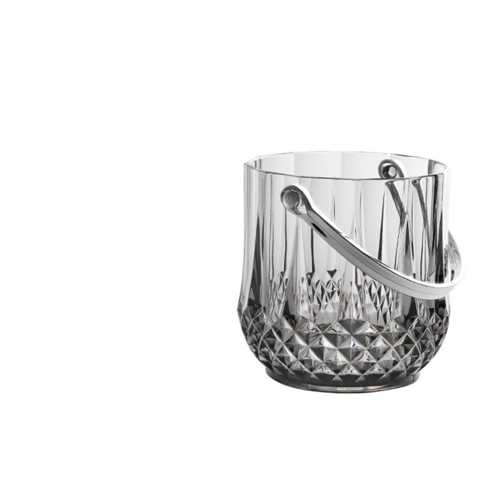 Пластиковое ведро для льда Съемная ручка Ведро для шампанского Новый контейнер для кубиков льда