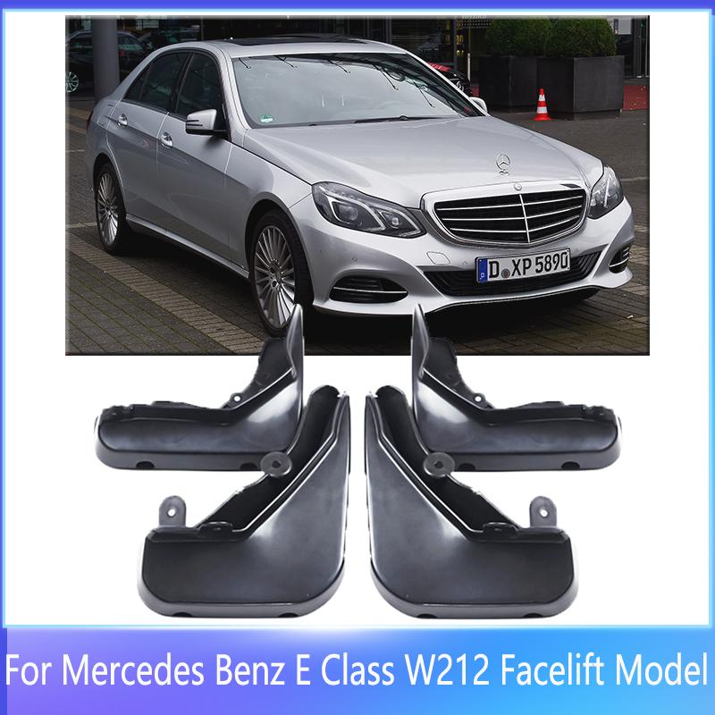 Для Mercedes Benz E Class W212 Sport 2010 ~ 2016 Брызговики Брызговики Автомобильные аксессуары Обновление 4x двигателя