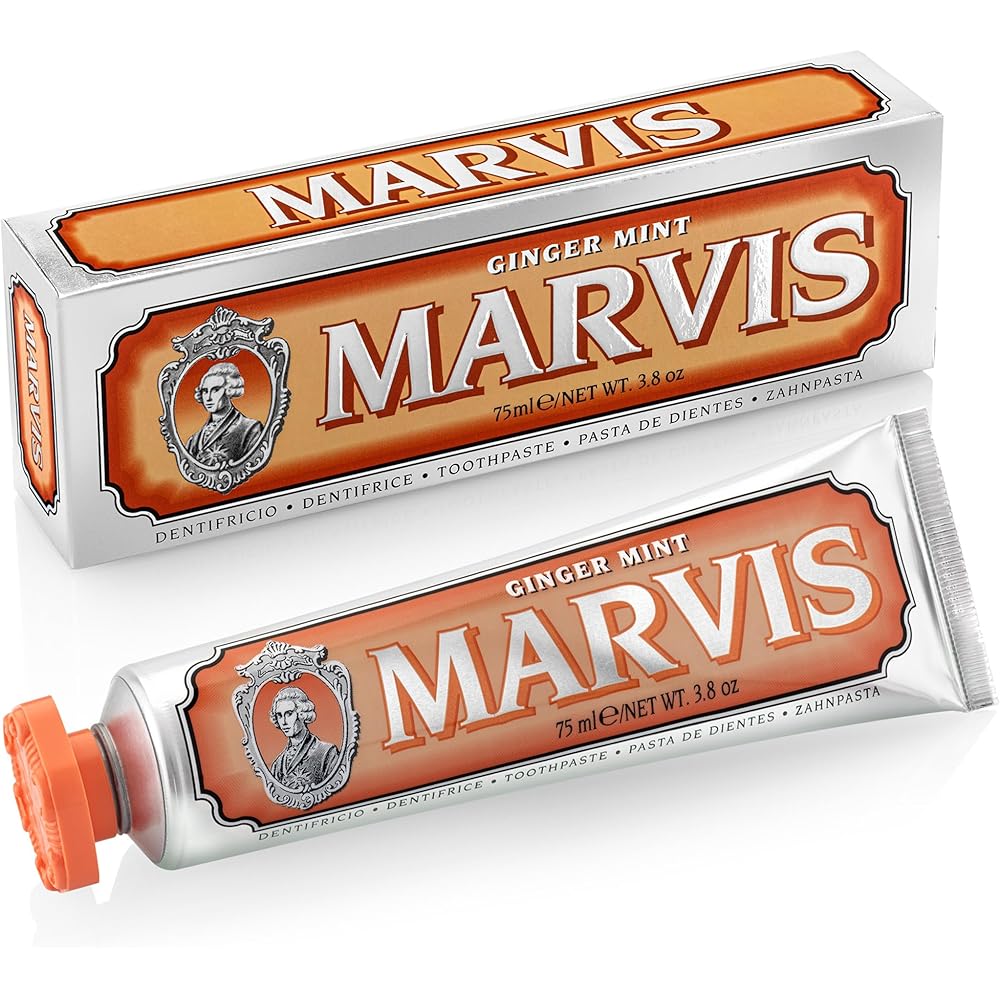 Зубная паста Marvis Ginger Mint 75 мл Пряный Вкус Освежающий Уход за Полостью Рта Сделано в Италии
