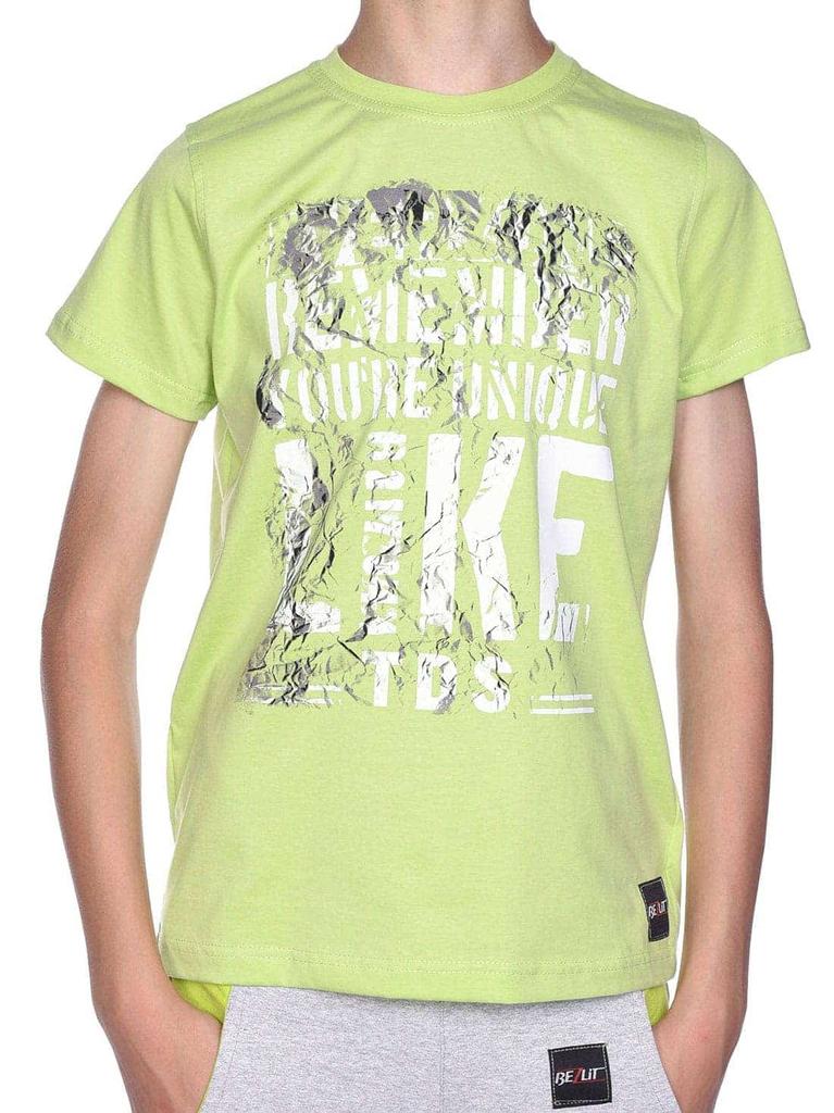 Футболка для мальчика с мотивным принтом