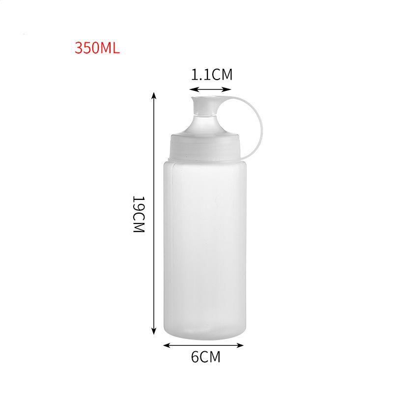 12/16/24 унции пластиковая бутылка для приправы для кетчупа, дозатор масла, прозрачные бутылки для салатного соуса, приправы, кухонные гаджеты